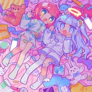 2girls :3 :d @_@ asymmetrical_legwear bag_of_chips bandaid bandaid_on_cheek bandaid_on_face bandaid_on_knee bandaid_on_leg blue_eyes blue_hair blunt_bangs blush candy carrot_hair_ornament cd cellphone commentary_request controller food food-themed_hair_ornament frilled_shorts frills full_body game_controller green_eyes hair_ornament halo heart heart-shaped_pupils highres holding_hands jacket lollipop long_hair long_sleeves looking_at_viewer melting_halo microphone multiple_girls navel one_side_up open_mouth original phone red_hair ribbed_socks richard_(richaball) short_hair shorts single_sock single_thighhigh smile socks stuffed_animal stuffed_rabbit stuffed_toy sweat swirl_lollipop symbol-shaped_pupils teddy_bear thigh_strap thighhighs uneven_legwear white_jacket white_shorts white_socks yellow_halo yume_kawaii rating:g score:1 post #10173189
