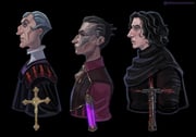3boys arcane:_league_of_legends ascot black_background black_hair black_robe black_sclera black_vest claude_frollo_(disney) closed_mouth collared_shirt colored_sclera cropped_torso cross energy_sword french-unicorn gold_trim grey_hair hair_slicked_back highres kylo_ren league_of_legends lightsaber male_focus multiple_boys parted_bangs profile red_eyes red_lightsaber red_shirt robe scar scar_on_face shirt short_hair silco_(arcane) star_wars star_wars:_the_force_awakens sword the_hunchback_of_notre_dame_(disney) twitter_username upper_body vest vial wavy_hair weapon white_ascot white_hair rating:g score:0 post #10174136