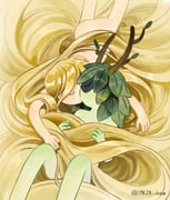 1boy 1girl absurdly_long_hair adventure_time antlers ass blonde_hair closed_eyes colored_skin completely_nude couple finn_the_human hair_branch hair_censor highres horns huntress_wizard kiss long_hair nude plant_hair very_long_hair yakza_draw rating:q score:0 post #10175416