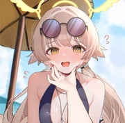 2girls @_@ beach bikini black_one-piece_swimsuit blue_archive blue_sky brown_hair cheek_squash cosplay eyewear_on_head female_pov flying_sweatdrops grabbing_another's_face hair_between_eyes halo halterneck head_grab hifumi_(blue_archive) highres jewelry long_hair looking_at_viewer low_twintails meme multiple_girls nagisa_(blue_archive) nagisa_(swimsuit)_(blue_archive) one-piece_swimsuit open_mouth outdoors parasol pov pov_cheek_grabbing_(meme) pov_hands shusuchii sky squeezing_cheeks sunglasses swimsuit twintails umbrella yellow_eyes yellow_halo rating:s score:38 post #9971601