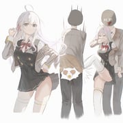 1girl 2boys absurdres alisa_mikhailovna_kujou arms_behind_back cailin020 chloroform closed_mouth covering_another's_mouth crotch_kick gagged grabbing_from_behind hand_gagged hand_over_another's_mouth highres kicking multiple_boys school_uniform shirt struggling tokidoki_bosotto_roshia-go_de_dereru_tonari_no_alya-san white_background white_hair white_shirt rating:s score:17 post #10078043