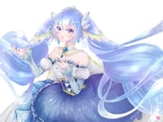 1girl aqua_eyes aqua_hair aqua_nails detached_collar detached_sleeves dress gold_trim hair_between_eyes hair_ornament hand_on_own_chest hatsune_miku highres katorea long_hair long_sleeves looking_at_viewer musical_note musical_note_hair_ornament official_alternate_costume official_alternate_hairstyle open_mouth princess puffy_long_sleeves puffy_sleeves smile solo strapless strapless_dress twintails very_long_hair vocaloid yuki_miku yuki_miku_(2019) rating:s score:0 post #10175065