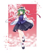 1girl absurdres black_hat black_shoes black_skirt blue_eyes blue_vest bow bow_legwear buttons chinese_commentary closed_mouth commentary_request epaulettes falling_petals flower frilled_hat frills green_hair hat highres holding long_sleeves medium_hair petals red_background red_bow red_ribbon ribbon ribbon-trimmed_skirt ribbon-trimmed_vest ribbon_trim rod_of_remorse shiki_eiki shirt shoes skirt sleeve_bow socks solo spider_lily standing standing_on_one_leg touhou two-tone_bow vest white_bow white_shirt white_socks wide_sleeves wu_yu_wanwan rating:g score:0 post #10177040