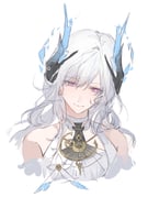 1girl absurdres bare_shoulders cino_(cappuccino) closed_mouth commentary cropped_torso dress hair_between_eyes headgear highres liv:_limpidity_(pgr) liv_(pgr) long_hair looking_at_viewer pink_eyes portrait punishing:_gray_raven simple_background sketch smile solo upper_body white_dress white_hair rating:g score:15 post #10128040