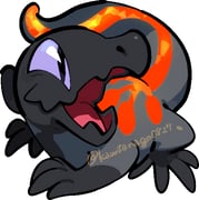 animal_focus chibi chibi_only commentary_request full_body kawaanago lizard lowres no_humans open_mouth pokemon pokemon_(creature) pokemon_focus salandit solo transparent_background twitter_username rating:g score:2 post #10174883