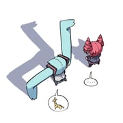 2girls absurdly_long_hair cat_shadow_puppet_(meme) chibi chibi_only commentary detached_sleeves drill_hair full_body giraffe hair_ornament hashtag-only_commentary hatsune_miku highres kasane_teto kasane_teto_(utau) long_hair meme multiple_girls mumu323m outstretched_arms pink_eyes pink_hair pleated_skirt shadow shirt skirt sleeveless sleeveless_shirt spoken_animal twin_drills utau very_long_hair vocaloid rating:g score:7 post #10173223