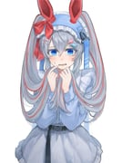 0013kell 1girl alternate_costume animal_ears apron blue_eyes blue_headdress blue_jacket blush ear_covers frilled_apron frills grey_hair hair_between_eyes hair_ornament hairclip headband highres horse_ears horse_girl jacket jersey_maid lightning_bolt_hair_ornament lightning_bolt_symbol long_hair long_sleeves looking_at_viewer maid maid_apron maid_headdress multicolored_hair open_mouth red_hair simple_background solo streaked_hair sweatdrop tamamo_cross_(umamusume) teeth track_jacket twintails umamusume unconventional_maid very_long_hair waist_apron white_apron white_background rating:g score:6 post #10164810