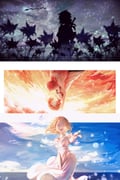 1boy 1girl armlet bare_shoulders blonde_hair breasts circle closed_eyes couple dated dragon dress falling field flower flower_field hair_tie hetero highres jewelry light_dragon_(zelda) link long_dress low_ponytail medium_breasts medium_hair open_mouth outstretched_hand parted_bangs pointy_ears ponytail princess_zelda short_hair signature smile sword sword_on_back the_legend_of_zelda the_legend_of_zelda:_tears_of_the_kingdom tica_tiforzelda topless_male weapon weapon_on_back white_dress rating:g score:2 post #10174582