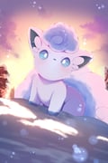 alolan_vulpix blue_eyes bright_pupils closed_mouth cloud commentary_request highres no_humans pokemon pokemon_(creature) pokemon_focus rumine_(yoshi1234567) sky smile snow solo twilight white_pupils rating:g score:1 post #10169688