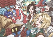 1boy 3girls 4boys adelbert_steiner amarant_coral anniversary aqua_ribbon armor artist_name ascot bare_shoulders beard bib black_choker black_mage_(final_fantasy) blonde_hair blue_ascot blue_coat blue_hair blue_sky blue_wrist_cuffs bodysuit bow breasts brown_eyes brown_gloves brown_hair burmecian cat_tail chef_hat choker cleavage coat copyright_name creature cropped_vest dreadlocks earrings eiko_carol facial_hair final_fantasy final_fantasy_ix freya_crescent frog furrowed_brow garnet_til_alexandros_xvii gloves green_eyes green_vest grey_gloves grey_hair hair_bow hair_over_eyes hand_on_headwear hand_on_own_chest hat helm helmet highres hoop_earrings horns jewelry long_hair low_ponytail medium_breasts moogle mouse_girl multiple_boys multiple_girls neck_ribbon open_mouth orange_bodysuit parted_bangs pauldrons ponytail quina_quen red_hair red_helmet red_sweater ribbon shirt short_hair shoulder_armor shoulder_tattoo single_horn skirt sky smile sweater tail tattoo tongue tongue_out u5apy0n upper_body v vest vivi_ornitier waving white_gloves white_shirt white_skirt winged_helmet wizard_hat wrist_cuffs yellow_bow yellow_eyes zidane_tribal rating:g score:1 post #10170417