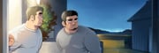 2boys averting_eyes bad_id bara blush chugo_tsubai_(suv) city_boy_on_the_island_(suv) couple facial_hair large_pectorals long_sideburns makoto_senjou_(suv) male_focus mature_male multiple_boys muscular muscular_male mustache_stubble open_door outdoors pectorals plump short_hair sideburns stubble suv_(suv032) textless_version thick_eyebrows twitter_banner upper_body yaoi rating:g score:7 post #6932523