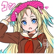 1girl blonde_hair blue_eyes blue_hair blush brown_dress commentary d: dress fang hasu_no_sora_school_uniform hat link!_like!_love_live! long_sleeves looking_at_viewer love_live! neckerchief open_mouth osawa_rurino pink_hat red_neckerchief sailor_collar sailor_dress school_uniform shampoo_hat shinanoya_(satanicad) simple_background solo translation_request virtual_youtuber white_background white_sailor_collar winter_uniform rating:g score:1 post #9404572