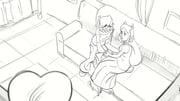 1girl 1other ahoge animal_ears animated antlers artist_collaboration audible_speech bags_under_eyes bed bedroom buck_teeth calendar_(object) cameron_collar christmas_ornaments clenched_teeth collared_shirt commentary constricted_pupils couch covering_another's_mouth deer_ears deltarune desk ears_down english_audio english_commentary frown furry furry_female gameplay_mechanics greyscale hair_between_eyes hand_grab heavy_breathing holding_hands holding_thorn horns horror_(theme) indoors kris_(deltarune) long_hair long_sidelocks long_skirt medium_hair mind_control mind_reading monochrome nervous nervous_smile noelle_holiday object_in_pocket on_couch pleated_skirt pocket possessed pushing_away reindeer_antlers reindeer_girl scared shaded_face shirt sidelocks sitting sketch skirt sleeveless sleeveless_sweater smile snapcube soul_(deltarune) sound sweatdrop sweater sweater_vest tearing_up teeth thorn_ring_(deltarune) thorns tooth_gap trembling tucking_hair utdr_(toby_fox) video weird_route_(deltarune) whispering_in_ear wind rating:s score:17 post #9585759