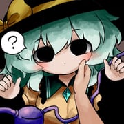 1girl 1other ? black_eyes black_hat buttons diamond_button eyeball frilled_shirt_collar frilled_sleeves frills green_hair hand_on_another's_cheek hand_on_another's_face hat hat_ribbon heripantomorrow komeiji_koishi ribbon shirt spoken_question_mark third_eye touhou wide_sleeves yellow_ribbon yellow_shirt rating:g score:1 post #10175900