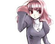 1girl 2000s_(style) black_dress blush closed_mouth commentary_request cross cross_necklace dress frown hand_on_own_head jewelry juliet_sleeves long_hair long_sleeves looking_at_viewer necklace orange_eyes pink_hair priest_(ragnarok_online) puffy_sleeves ragnarok_online re-na simple_background solo teardrop upper_body white_background rating:g score:0 post #10175643