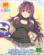 1girl bebe-tan black_ribbon black_sweater breasts card_(medium) cleavage cleavage_cutout clothing_cutout covered_navel game_cg hair_ribbon huge_breasts long_hair looking_at_viewer murasaki_(senran_kagura) non-web_source official_alternate_costume official_art open_mouth panties pantyshot plaid_clothes plaid_skirt pleated_skirt purple_eyes purple_hair ribbon senran_kagura senran_kagura_new_wave skirt solo spread_legs sweater underwear very_long_hair white_panties worried rating:s score:1 post #10175851