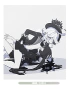 2girls absurdres ahoge ascot assertive_female asymmetrical_gloves bare_legs blazer blush border bottomless breast_sucking breasts breath brooch cheek_bulge chinese_commentary clothed_sex commentary_request curly_hair drooling female_pervert flower forced from_side furina_(genshin_impact) gameplay_mechanics genshin_impact girl_on_top gloves grabbing_another's_arm grey_background greyscale hair_intakes hat hat_flower head_grab health_bar highres holding_another's_arm hu_tao_(genshin_impact) huge_ahoge jacket jewelry licking_lips long_hair long_sleeves looking_at_another looking_down lying mismatched_gloves monochrome multiple_girls naked_jacket navel on_side open_clothes open_jacket open_mouth pervert petite plum_blossoms polka_dot polka_dot_background porkpie_hat profile raised_inner_eyebrows rolling_eyes saliva sanpaku short_hair short_shorts shorts simple_background small_breasts stomach straddling tansuan_n tassel tongue tongue_out top_hat turn_pale twintails unworn_hat unworn_headwear very_long_hair white_border yuri rating:e score:34 post #10166625