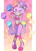 1girl alternate_costume animal_ears arabian_clothes blaze_the_cat blush bracelet breasts castussan cat_ears cat_girl cat_tail earrings fingerless_gloves fire forehead_jewel furry furry_female gloves gold_choker harem_outfit highres jewelry knees_together_feet_apart looking_at_viewer midriff pants ponytail purple_fur sandals see-through_clothes see-through_pants small_breasts smile sol_emerald sonic_(series) tail yellow_eyes rating:s score:7 post #9873877