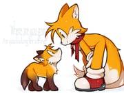 1boy animal animal_ears blue_eyes brown_eyes child commentary english_commentary english_text fox fox_boy fox_ears fox_tail furry furry_and_animal furry_male gloves leaning_forward male_focus multiple_tails red_scarf red_shoes scarf shoes simple_background smile sonic_(series) stiffcorpse tail tails_(sonic) two_tails white_background white_gloves yellow_fur rating:g score:4 post #10082904