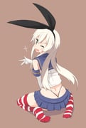 1girl :d animal_ear_hairband animal_ears black_hairband black_panties blonde_hair blue_sailor_collar blue_skirt blush brown_background commentary_request crop_top cropped_shirt double-parted_bangs elbow_gloves fake_animal_ears from_above from_behind full_body gloves green_eyes hair_between_eyes hairband highleg highleg_panties kantai_collection kugui_kiyunemu long_hair long_sidelocks looking_at_viewer microskirt one_eye_closed open_mouth panties pleated_skirt rabbit_ear_hairband rabbit_ears red_thighhighs sailor_collar shadow shimakaze_(kancolle) shirt sidelocks simple_background sitting skirt sleeveless sleeveless_shirt smile solo sparkle striped_clothes striped_thighhighs thighhighs turning_head underwear w white_gloves white_shirt rating:q score:12 post #10161884