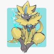 1other :3 animal_ears animal_hands aqua_background black_fur blue_eyes blue_fur body_fur border cat_ears claws closed_mouth commentary_request electricity fang full_body furry highres looking_at_viewer multicolored_fur neck_fur pokemon pokemon_(creature) simple_background sitting solo sstoh whiskers white_border yellow_fur zeraora rating:g score:2 post #10108528