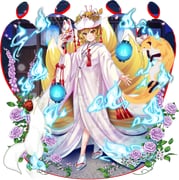 1girl alternate_costume alternate_headwear blonde_hair blue_fire breasts closed_mouth dress fire flower fox fox_mask fox_tail foxglove full_body game_cg hat highres holding holding_mask japanese_clothes kimono kitsune lantern long_sleeves looking_at_viewer mask multiple_tails name_connection object_namesake official_art orange_eyes paper_lantern purple_flower purple_rose rose rotte_(1109) sandals shiromuku short_hair smile socks solo tabi tail tassel third-party_source touhou touhou_lostword transparent_background tsunokakushi uchikake white_dress white_flower white_hat white_kimono white_sandals white_socks wide_sleeves yakumo_ran yakumo_ran_(white_youkai_flame_in_procession) rating:g score:14 post #9072469