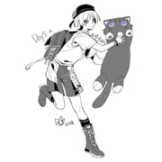 1boy backpack bag beret blunt_ends bright_pupils closed_mouth contemporary cross-laced_shoes feathers foot_up genshin_impact greyscale hat holding holding_stuffed_toy looking_at_viewer male_focus mohu_116 monochrome official_alternate_costume pom_pom_(clothes) purple_eyes scaramouche_(cat)_(genshin_impact) scaramouche_(genshin_impact) school_uniform shirt shoes short_sleeves shorts sneakers socks solo spot_color stuffed_animal stuffed_toy tsurime twitter_username vest wanderer_(genshin_impact) wanderer_(mega_mgc_coffee)_(genshin_impact) white_pupils wispy_bangs wristband rating:g score:-1 post #10154347