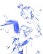 ! 1girl 2boys 49ibo240 absurdres alternate_costume animal_ear_fluff animal_ears arm_bow armpit_crease artist_name blunt_ends braid braided_hair_rings breasts bridal_gauntlets brother_and_sister cat_ears cat_girl chinese_clothes chinese_knot choppy_bangs closed_mouth coattails commentary_request cosplay costume_switch crop_top crossed_arms double_bun earrings eyelashes facial_mark fingerless_gloves fishnet_top fishnets frilled_leg_warmers genshin_impact gloves hair_bun hair_over_one_eye hair_rings hand_up hat_tassel highres holding holding_removed_eyewear jacket jewelry korean_commentary korean_text lapels leg_warmers long_sleeves looking_at_viewer lynette_(genshin_impact) lyney_(genshin_impact) mandarin_collar medium_breasts middle_ring monochrome multiple_boys off_shoulder open_clothes open_hand open_jacket pants pelvic_curtain robe round_eyewear sanpaku scaramouche_(genshin_impact) shirt shoes short_hair siblings spaghetti_strap star_(symbol) star_facial_mark tassel tassel_earrings thigh_strap translation_request trilby tsurime twins unworn_eyewear wanderer_(genshin_impact) wanderer_(parallels_meet)_(genshin_impact) white_background rating:g score:0 post #9999033