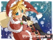 1boy aqua_eyes black_gloves black_pantyhose blonde_hair blush capelet christmas dated feet_out_of_frame fur-trimmed_capelet fur-trimmed_jacket fur_trim gloves hat hekicha jacket kagamine_len looking_at_viewer male_focus pantyhose red_shorts santa_costume santa_hat shorts sitting smile solo vocaloid rating:g score:0 post #10175581