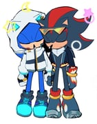 2boys black_boots black_fur black_gloves black_hair black_jacket blue_fur blue_hair blue_jacket boots chest_fur chinese_commentary closed_eyes closed_mouth commentary_request earrings flipped_hair full_body gloves glowing_footwear holding_hands hood hood_up hooded_jacket jacket jewelry long_sleeves male_focus multicolored_hair multiple_boys official_alternate_costume open_clothes open_jacket open_mouth orange-tinted_eyewear red_hair shadow_the_hedgehog shadow_the_hedgehog_(flame) side-by-side simple_background sonic_(series) sonic_rumble sonic_the_hedgehog sonic_the_hedgehog_(neon) spiked_hair standing star_(symbol) sunglasses tinted_eyewear two-tone_hair white_background white_gloves white_jacket xxlokshing yaoi rating:g score:0 post #10080284