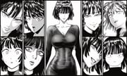 1girl absurdres black_hair bob_cut breasts cleavage closed_mouth covered_navel dress fubuki_(one-punch_man) highres impossible_clothes impossible_dress large_breasts lips long_sleeves looking_at_viewer mostlybluewyatt one-punch_man open_mouth raised_eyebrows scared serious short_hair skin_tight smile solo tight_clothes tight_dress v-shaped_eyebrows rating:s score:22 post #10150863
