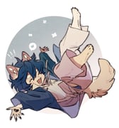 1boy animal_feet black_hair black_jacket body_fur claws closed_eyes digitigrade dog_boy fangs fuji_166 full_body furry furry_male grey_background highres jacket male_focus original outstretched_arms short_hair solo spread_arms tail yellow_fur rating:g score:0 post #10171859