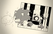 1boy ashofourtime bruise bruise_on_face clenched_hands clenched_teeth commentary death_egg death_egg_robot dragon_ball dragon_ball_(classic) english_commentary furry furry_male highres hole_on_body injury male_focus monochrome one_eye_closed parody sonic_(series) sonic_the_hedgehog style_parody teeth toriyama_akira_(style) rating:g score:1 post #10050654
