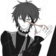 1boy belt_buckle blue_eyes buckle commentary ensemble_stars! fingernails hair_between_eyes hand_up heterochromia highres holding holding_scissors kagehira_mika limited_palette long_sleeves looking_at_viewer male_focus orange_eyes parted_lips scissors seogil short_hair solo string symbol-only_commentary upper_body rating:g score:1 post #10129274