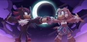 1boy 1girl animal_ears black_fur blue_eyes bracelet claws crescent_moon fang furry furry_female furry_male galaxylover06 highres holding_hands jewelry looking_at_another moon night outdoors red_eyes red_fur shadow_the_hedgehog sonic_(series) sonic_adventure sonic_unleashed spiked_bracelet spikes tikal_the_echidna two-tone_fur werehog rating:g score:2 post #8994562