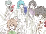 5boys akane047 akira_(togainu_no_chi) animal_ears aqua_hair ascot black_hair blue_eyes blue_flower blue_hair blue_rose bow brown_eyes brown_hair cat_boy cat_ears cigarette crop_top dramatical_murder eyepatch feathers flower formal_clothes garter_straps highres konoe_(lamento) lamento long_hair long_sleeves looking_at_viewer male_focus multiple_boys multiple_scars necktie nitro+_chiral official_alternate_hairstyle open_mouth panties purple_eyes red_flower red_rose rose sakiyama_youji scar seragaki_aoba shirt short_hair simple_background slow_damage smile string_panties suit sweet_pool togainu_no_chi towa_(slow_damage) underwear vest white_background yellow_eyes rating:s score:0 post #10176592