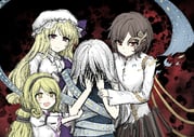 4girls ban_shixiao_a_lin black_souls black_souls_2 commentary_request fossilized_wonders iwanaga_ariya meme multiple_girls scene_reference sushi_yuusha_toro_(style) tagme touhou watari_nina watatsuki_no_toyohime where_is_alice_(meme) yuiman_asama rating:g score:17 post #10119264