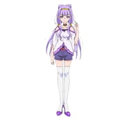 1girl blue_shorts blunt_bangs closed_mouth cone_hair_bun double_bun full_body hair_bun hairband hugtto!_precure long_hair looking_at_viewer low_twintails official_art precure purple_eyes purple_hair purple_shoes ruru_amour shirt shoes shorts simple_background smile solo standing tachi-e thighhighs transparent_background twintails white_shirt white_thighhighs rating:g score:1 post #10153189