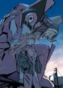 1girl bodysuit brown_hair closed_mouth cloud commentary_request cowboy_shot dawn eva_02 evangelion:_3.0+1.0_thrice_upon_a_time evangelion_(mecha) expressionless eyepatch floating_hair grey_jacket hair_between_eyes hand_in_pocket highres initial_e jacket long_hair looking_ahead mecha mecha_pilot_suit morning neon_genesis_evangelion pale_color plugsuit_(evangelion) rebuild_of_evangelion robot sketch solo souryuu_asuka_langley utility_pole wind rating:s score:11 post #10110200