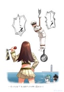 1boy 3girls admiral_(kancolle) ball_gag bound brown_hair fairy_(jintai) gag gagged hat highres izumi_kuma kantai_collection long_hair long_sleeves military_uniform miniskirt multiple_girls naval_uniform ooi_(kancolle) ooi_kai_ni_(kancolle) peaked_cap pleated_skirt rope sailor_collar school_uniform serafuku skirt tied_up_(nonsexual) translation_request yellow_sailor_collar yellow_serafuku yellow_skirt rating:g score:4 post #10168088