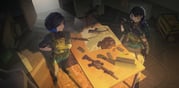 2girls alina_svard_kovalenko_(laotianaviator) ar-15 assault_rifle australian_flag avee_(silent_kookaburra) black_hair black_pantyhose boots bulletproof_vest carpet combat_boots combat_helmet combat_knife combat_shirt commission computer crossed_legs denim denim_shorts fast_helmet generator glock gun handgun headset helmet highres indoors knife laptop long_hair m4_carbine magazine_(weapon) map multicolored_hair multiple_girls night_vision_device optical_sight original pantyhose paperboathat radio_antenna rifle short_hair shorts sitting streaked_hair table walkie-talkie weapon wooden_floor rating:g score:11 post #9090534