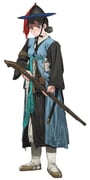 1girl absurdres antique_firearm baji beonggeoji black_hair black_hanbok brown_eyes canteen chin_strap closed_mouth coat commentary english_commentary fingernails firelock freckles full_body gun hair_bun hanbok hat hat_tassel highres holding holding_gun holding_weapon joseon_dynasty korea korean_clothes korean_empire long_sleeves looking_at_viewer matchlock military musket original pants pzkpfwi rope scabbard sheath sheathed simple_background single_hair_bun soldier solo standing sword tachi-e weapon white_background wide_sleeves rating:g score:10 post #8746689