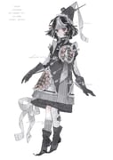 1girl absurdres black_boots black_dress black_gloves black_hair boots bow closed_mouth commentary_request dress escoffion full_body gloves hair_ribbon hat heilanshuimuchu hennin highres juliet_sleeves long_sleeves looking_at_viewer multicolored_hair original puffy_sleeves red_eyes ribbon short_hair simple_background socks solo standing streaked_hair white_background white_dress white_hair rating:g score:4 post #9884670