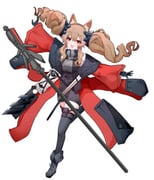 1girl :d absurdres angelina_(arknights) animal_ear_fluff animal_ears arknights arknights:_endfield belt black_boots black_gloves black_thighhighs boots breasts brown_hair chinese_commentary coat commentary_request dot_nose dress floating_hair fold-over_boots fox_ears fox_girl full_body gilberta_(arknights) glint gloves grey_dress gu_siyang_bai_niao hair_between_eyes headgear high_belt high_collar highres impossible_clothes impossible_dress infection_monitor_(arknights) leg_up long_hair long_sleeves looking_at_viewer medium_breasts off_shoulder orange_eyes outstretched_arms pouch red_coat short_dress simple_background sleeveless sleeveless_dress smile solo staff thigh_pouch thighhighs twintails white_background zettai_ryouiki rating:s score:1 post #10159140