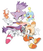 2girls absurdres animal_ears blaze_the_cat brown_eyes cat_ears cat_girl cat_tail cheese_(sonic) closed_mouth coat cream_the_rabbit dress fire forehead_jewel full_body furry furry_female gloves highres long_sleeves looking_to_the_side multiple_girls open_mouth orange_dress pants purple_coat pyrokinesis rabbit_ears rabbit_girl rabbit_tail shoes sleeveless sleeveless_dress sonic_(series) sonic_rush tail unneul white_background white_gloves white_pants yellow_eyes rating:g score:8 post #10085128