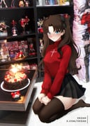 1girl absurdres artist_name birthday_cake black_skirt black_thighhighs blue_eyes blush book box breasts brown_hair cake candle closed_mouth command_spell cross cross_print dakimakura_(object) ereshkigal_(fate) fate/apocrypha fate/grand_order fate/stay_night fate_(series) figure food full_body gift gift_box hair_ribbon highres indoors ishtar_(fate) ishtar_(swimsuit_rider)_(fate) k-on! long_hair medium_breasts miniskirt mordred_(fate) mordred_(memories_at_trifas)_(fate) neon_genesis_evangelion pandinus photo_background pillow pleated_skirt ram_(re:zero) re:zero_kara_hajimeru_isekai_seikatsu red_sweater rem_(re:zero) ribbon scathach_(fate) seiza shelf sitting skirt souryuu_asuka_langley sweater tainaka_ritsu thighhighs tohsaka_rin tohsaka_rin_(fate/extra) toradora! turtleneck turtleneck_sweater two_side_up very_long_hair xkzan zettai_ryouiki rating:s score:19 post #10148232