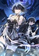 1boy 1girl artist_name bare_shoulders black_dress black_gloves black_hair black_jacket black_pants black_shorts breasts chromatic_aberration closed_mouth colored_inner_hair commentary cross-laced_clothes cross-laced_dress dress dual_persona earrings english_commentary female_rover_(wuthering_waves) gloves grey_shirt hair_ornament hair_ribbon hairclip hand_up highres hiroki_(hirokiart) jacket jewelry large_breasts long_hair looking_at_viewer low_ponytail male_rover_(wuthering_waves) multicolored_hair open_clothes open_jacket outdoors pants parallel_hairclips partially_fingerless_gloves ponytail ribbon rover_(wuthering_waves) shirt short_shorts shorts sitting sleeveless sleeveless_dress sleeves_rolled_up smile thighs triangle_earrings twitter_username white_hair wuthering_waves yellow_eyes yellow_ribbon rating:s score:3 post #10175215