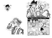 4boys 4koma :3 arch_bishop_(ragnarok_online) assassin_(ragnarok_online) closed_mouth comic commentary_request cropped_jacket curled_horns deviruchi_hat greyscale hat horns ignis_cap jacket looking_at_viewer male_focus monochrome multiple_boys open_mouth peaked_cap pointy_ears ragnarok_online short_hair simple_background smile square_4koma susukinohukurou translation_request upper_body rating:g score:0 post #9934854