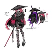 ... 1boy 1girl :o alternate_costume animal_ears animal_feet baggy_pants bandaged_leg bandages bandaid_on_eye black_eyes black_shirt black_shoes brown_eyes brown_hair brown_hat brown_pants chibi fighting_stance flying_sweatdrops full_body gregor_(project_moon) grey_scarf hat heishou_pack-si_branch_(identity)_(project_moon) hibari_pm highres holding holding_sword holding_weapon hooves limbus_company long_hair long_sleeves looking_at_another low_ponytail multiple_views notice_lines one-eyed pants parted_lips pink_hair ponytail project_moon rabbit_ears scarf shirt shoes simple_background speech_bubble spoken_ellipsis straight_hair sword torn_clothes torn_shirt translation_request very_long_hair weapon weimao white_background yuri_(project_moon) rating:g score:13 post #9918867