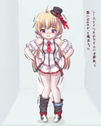 1girl absurdres ahoge bathroom black_hat black_thighhighs blonde_hair blue_eyes blush bow breasts detached_sleeves dot_nose dress getsuyoshi hair_ornament hair_scrunchie hat hat_ribbon highres humiliation idol idol_clothes itsumura_haruka knees_together_feet_apart lace lace_pantyhose lace_sleeves long_hair medium_breasts mini_hat mini_top_hat necktie nose_blush pantyhose pee pee_puddle peeing peeing_self plaid_clothes plaid_necktie plaid_ribbon puddle re:stage! red_bow red_necktie red_ribbon ribbon scrunchie shoes short_dress short_necktie sleeveless sleeveless_dress solo tearing_up thighhighs thighhighs_pull tilted_headwear toilet top_hat translated trembling white_dress white_pantyhose white_scrunchie white_shoes white_sleeves rating:e score:1 post #10172579